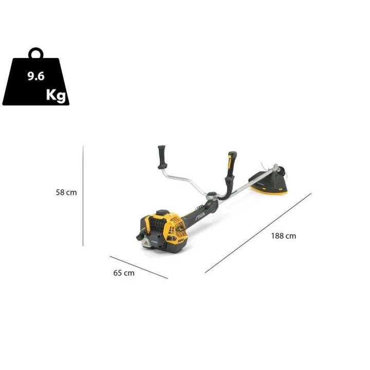 Stiga BC 760 B bensiinikäyttöinen raivaussaha, 52,8 cm³, 45 cm