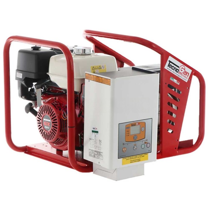 TecnoGen H8000 E/A bensiinikäyttöinen generaattori, 5,8 kW, 230 V, ATS