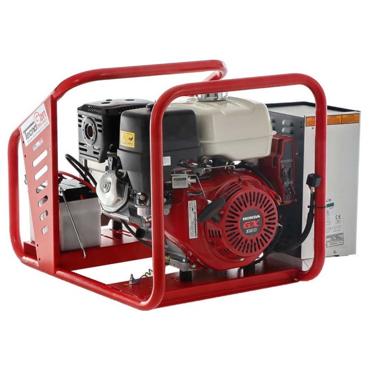 TecnoGen H8000 E/A bensiinikäyttöinen generaattori, 5,8 kW, 230 V, ATS