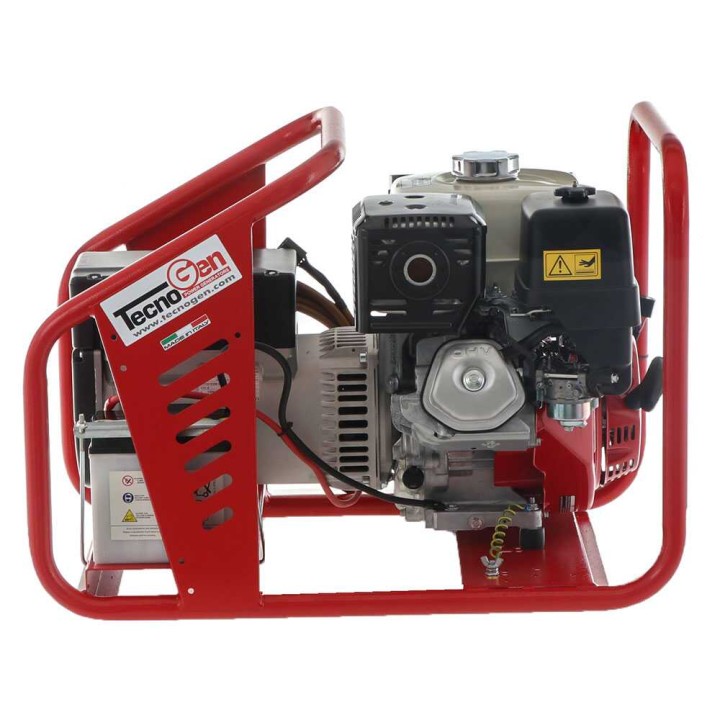 TecnoGen H8000 E/A bensiinikäyttöinen generaattori, 5,8 kW, 230 V, ATS