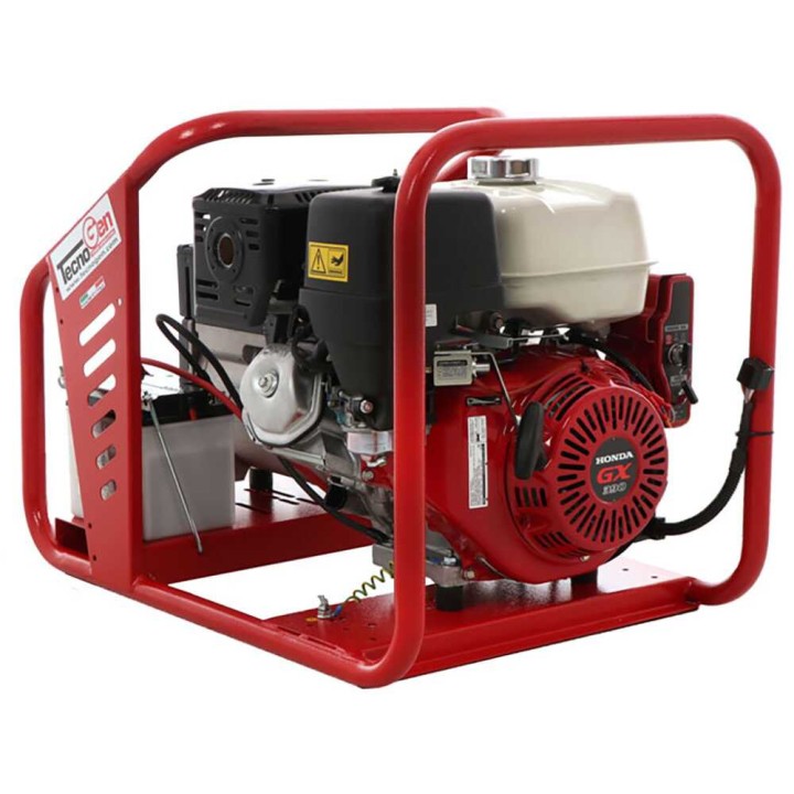 TecnoGen H8000 E/A bensiinikäyttöinen generaattori, 5,8 kW, 230 V, ATS