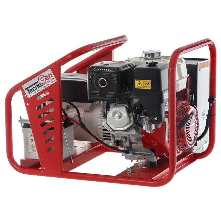 TecnoGen H8000 E/A bensiinikäyttöinen generaattori, 5,8 kW, 230 V, ATS
