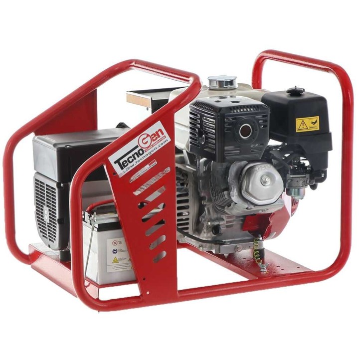 TecnoGen H8000 E/A bensiinikäyttöinen generaattori, 5,8 kW, 230 V, ATS