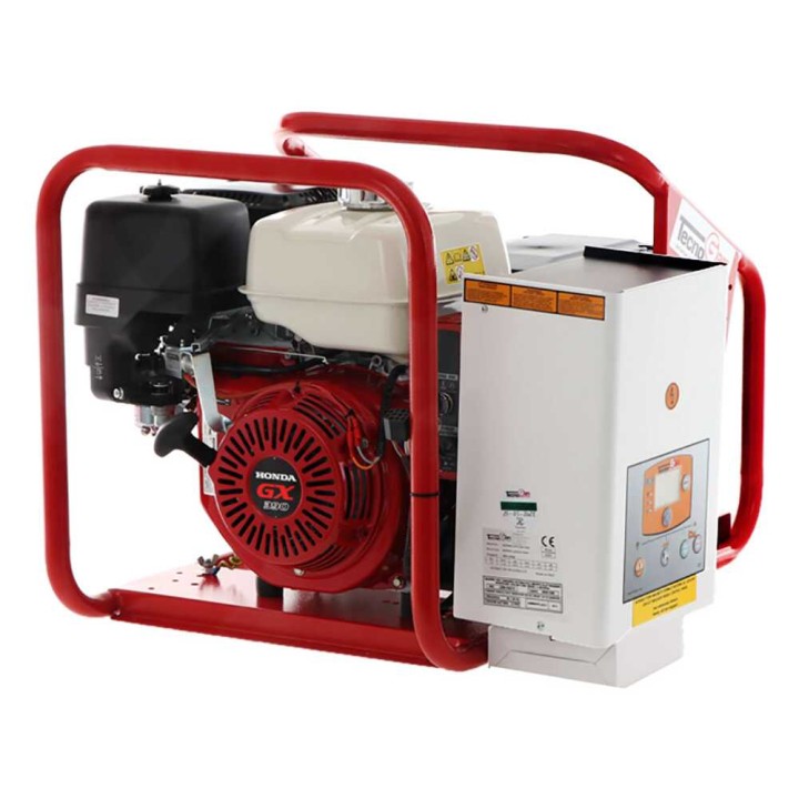 TecnoGen H8000 E/A bensiinikäyttöinen generaattori, 5,8 kW, 230 V, ATS