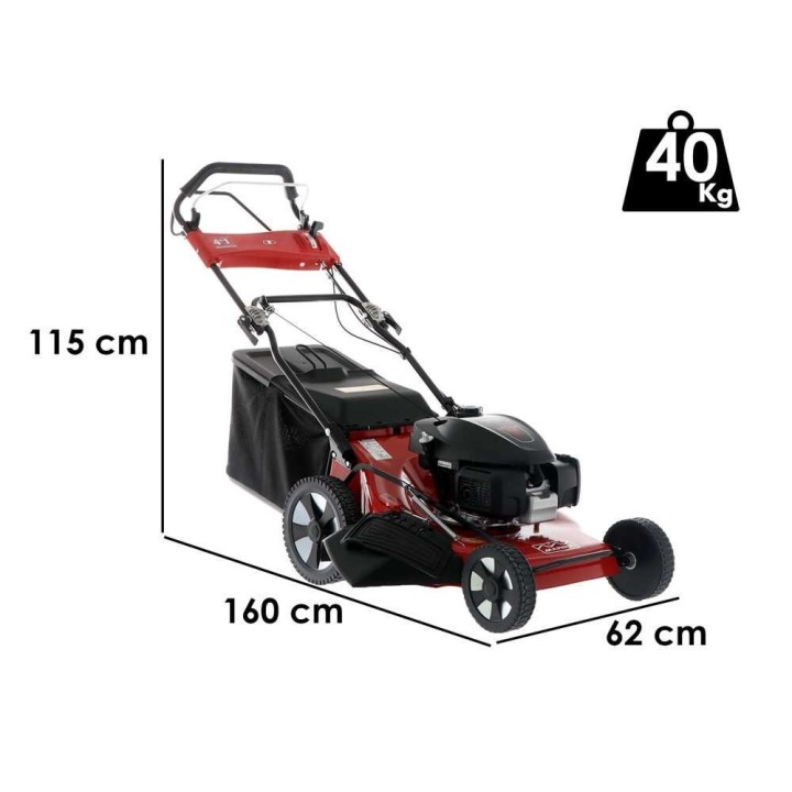 AGRI 57 SH 3V ZHW vetävä bensiiniruohonleikkuri, 56 cm, Honda GCVx200, 6,5 HP