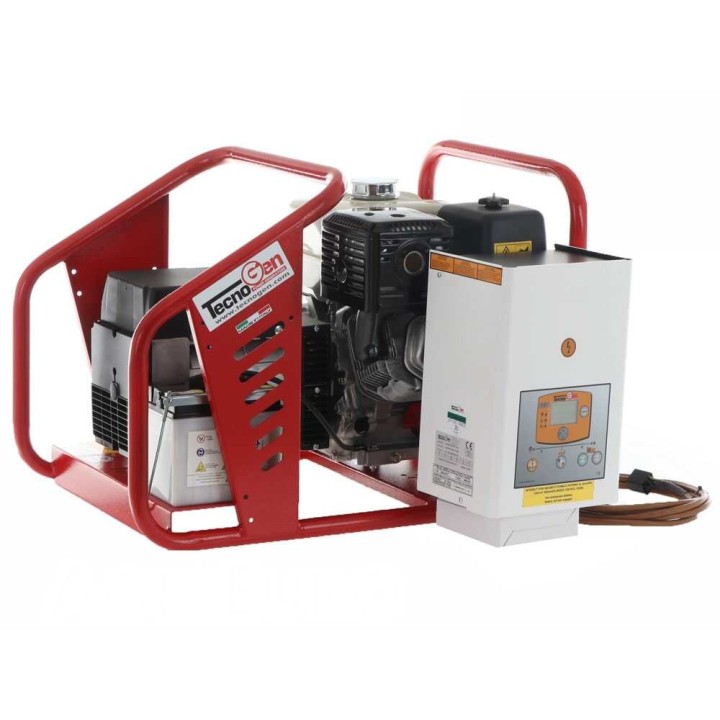TecnoGen H8000 TE/A kolmivaihegeneraattori, 6 kW, Honda GX 390, AVR ja ATS