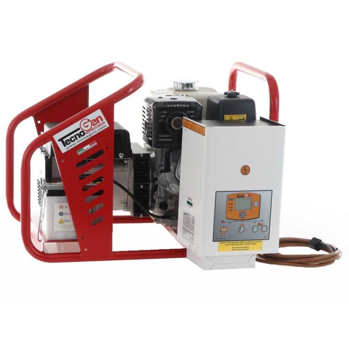 TecnoGen H8000 TE/A kolmivaihegeneraattori, 6 kW, Honda GX 390, AVR ja ATS
