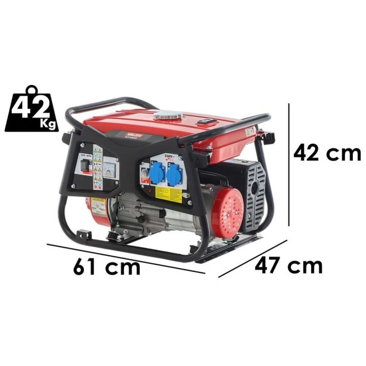 Valex EX 3305 bensiinigeneraattori, 3 kW, 2,7 kW jatkuva, 230 V