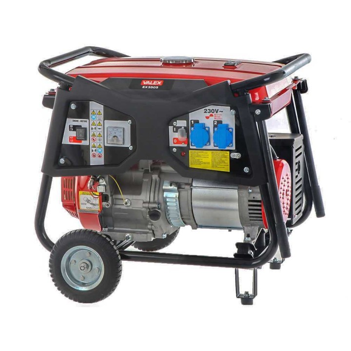Valex EX 5505 bensiinikäyttöinen sähkögeneraattori, 5 kW, 230 V