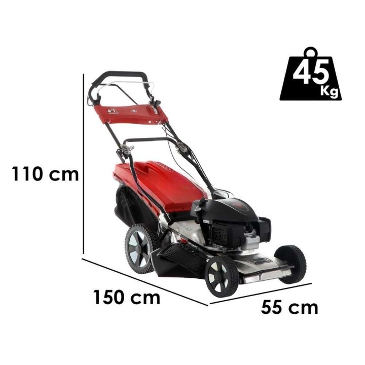 Marina Systems MX 55 3V vetävä ruohonleikkuri, Honda GCVx200, 52 cm, ruostumaton teräs
