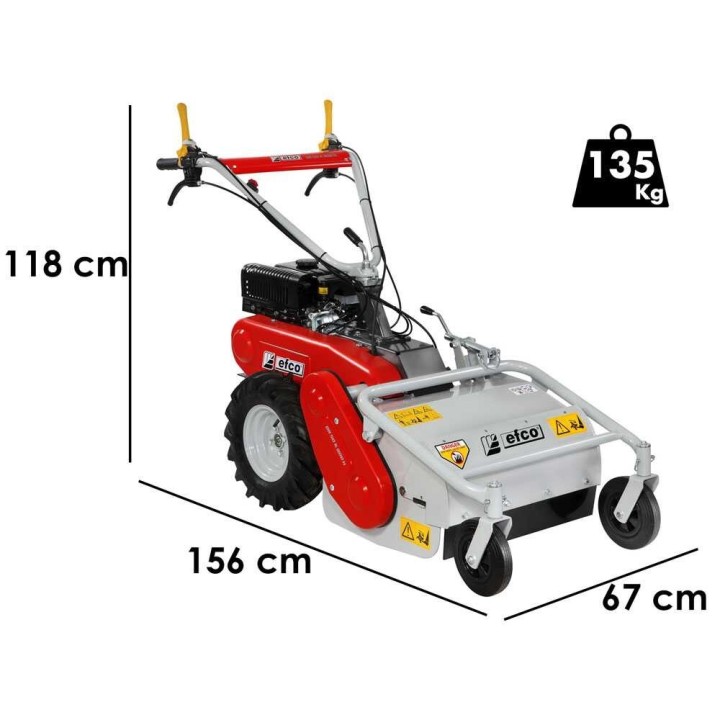 Efco DR 50 K800H vasaramurskain, 6 HP, 50 cm, bensiinimoottori