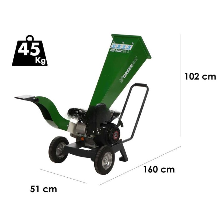 GreenBay GB-WRC 50 L -biokarsin, Loncin 7 HP, 50 mm