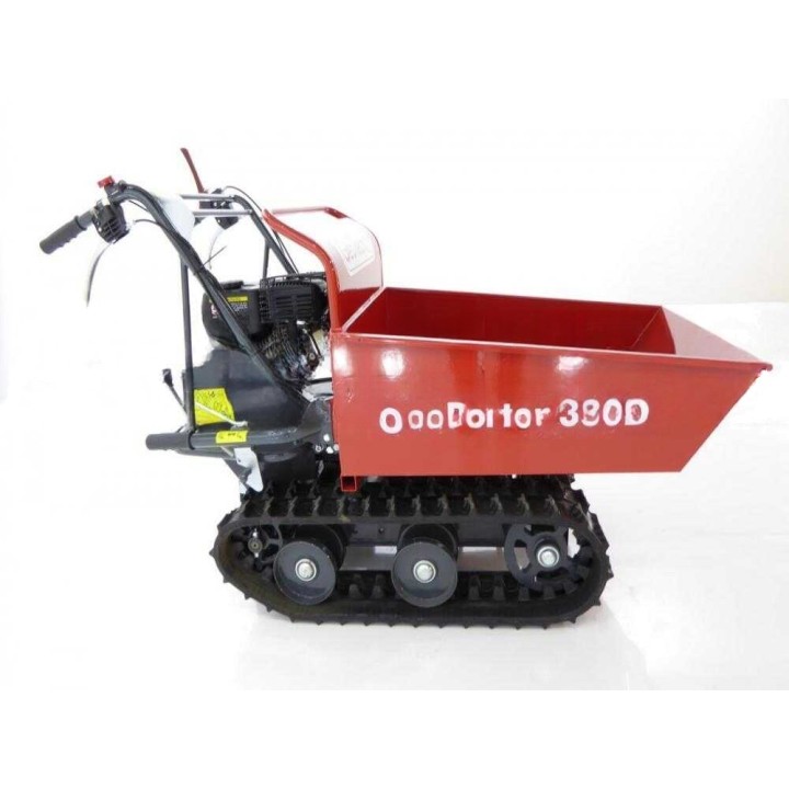 GeoPorter 330D telaketjukuljetin dumper-lavalla, 300 kg, Loncin 196 cm³, 3+1 vaihdetta