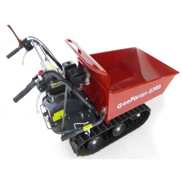 GeoPorter 330D telaketjukuljetin dumper-lavalla, 300 kg, Loncin 196 cm³, 3+1 vaihdetta