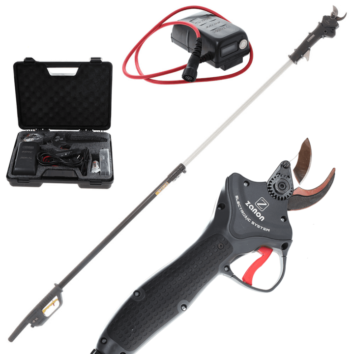 Zanon Tiger SL 38 sähköoksasakset teleskooppivarrella 50 4 V 3 2 Ah
