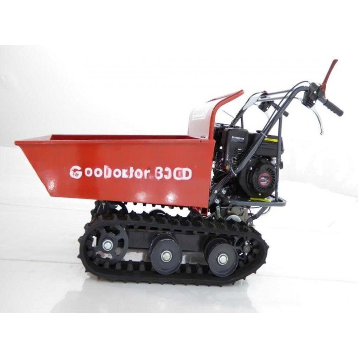 GeoPorter 330D telaketjukuljetin dumper-lavalla, 300 kg, Loncin 196 cm³, 3+1 vaihdetta