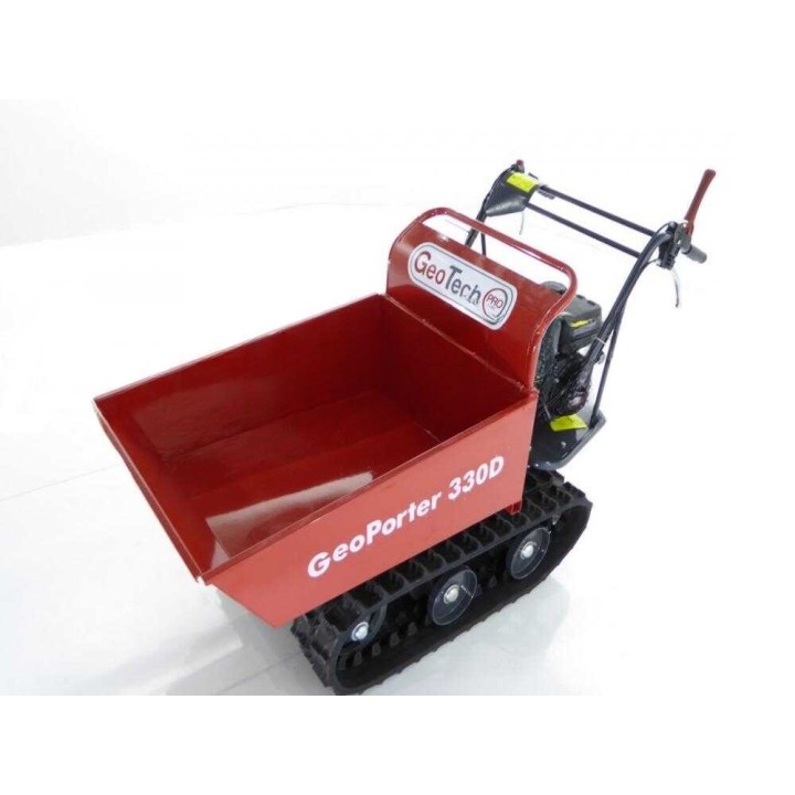 GeoPorter 330D telaketjukuljetin dumper-lavalla, 300 kg, Loncin 196 cm³, 3+1 vaihdetta