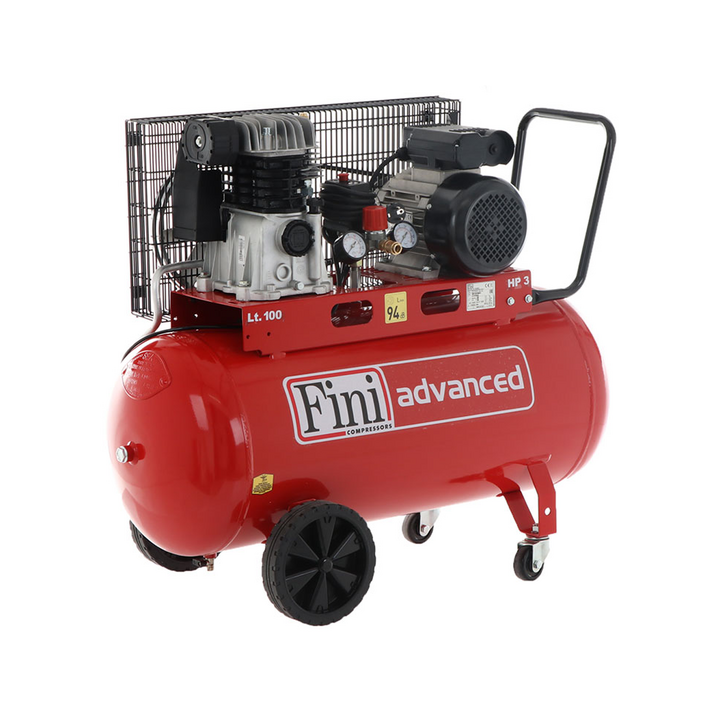 FINI Advanced MK 103 100 3M sähkökompressori 3 HP 100 l 10 bar 230 V
