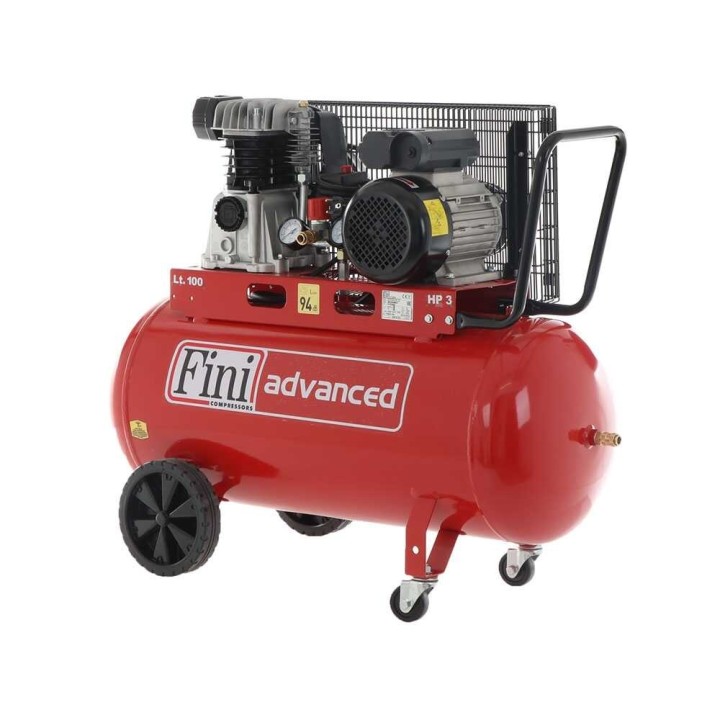 FINI Advanced MK 103-100-3M sähkökompressori, 3 HP, 100 l, 10 bar, 230 V