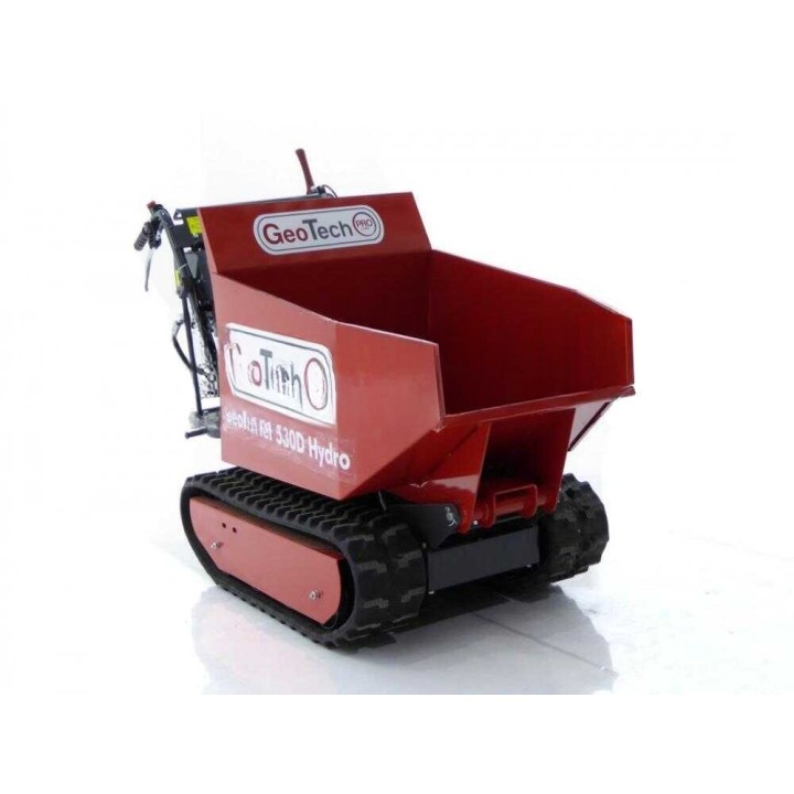 GeoTech Pro GeoPorter 530D Hydro -minitransporter, 500 kg, hydraulinen dumper-lava