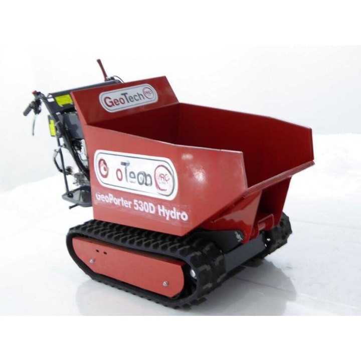 GeoTech Pro GeoPorter 530D Hydro -minitransporter, 500 kg, hydraulinen dumper-lava