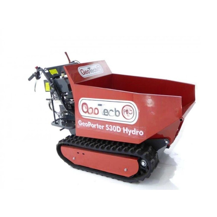 GeoTech Pro GeoPorter 530D Hydro -minitransporter, 500 kg, hydraulinen dumper-lava