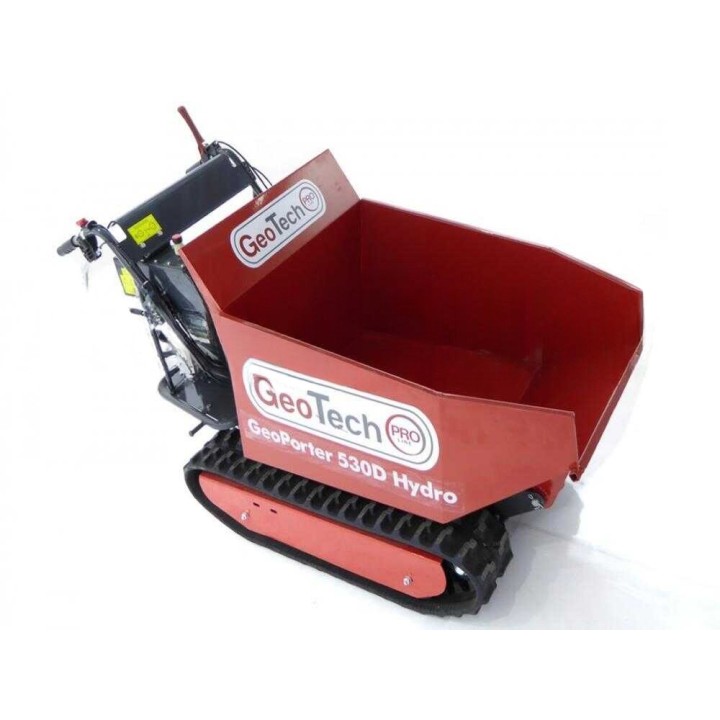GeoTech Pro GeoPorter 530D Hydro -minitransporter, 500 kg, hydraulinen dumper-lava