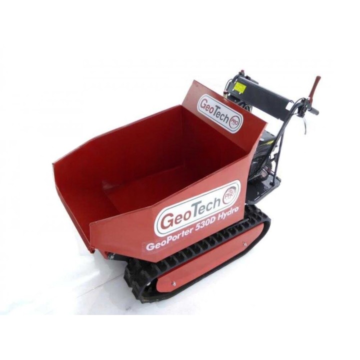 GeoTech Pro GeoPorter 530D Hydro -minitransporter, 500 kg, hydraulinen dumper-lava