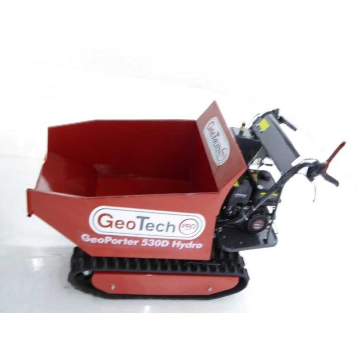 GeoTech Pro GeoPorter 530D Hydro -minitransporter, 500 kg, hydraulinen dumper-lava