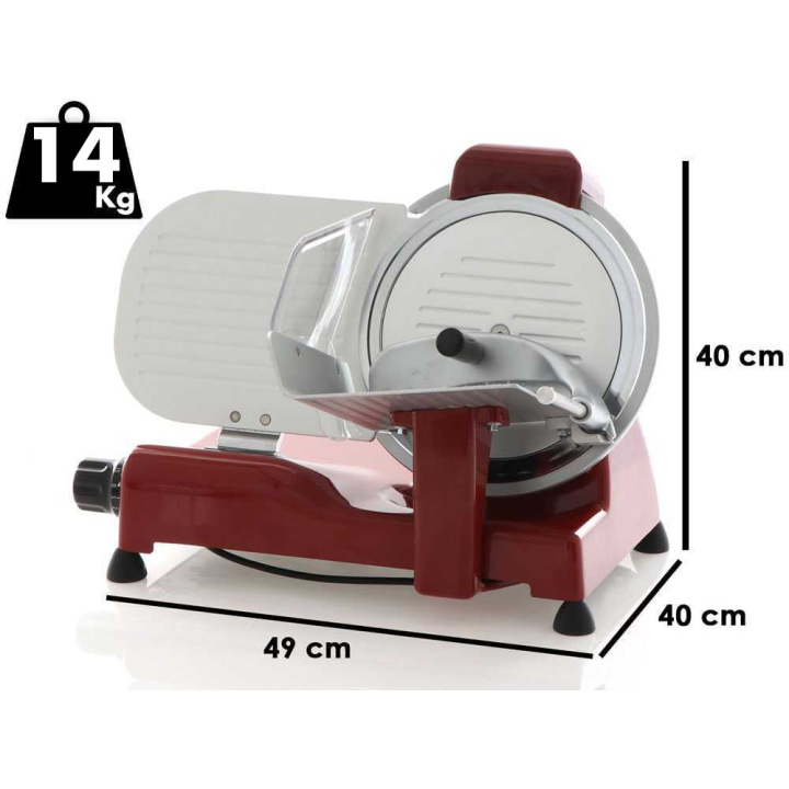 RGV Vintage 250 Red -viipalekone, 250 mm, 140 W, punainen