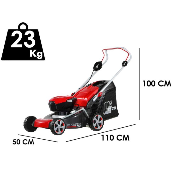 Efco LRi 44 P akkuruohonleikkuri, 40 V, 5 Ah, 41 cm