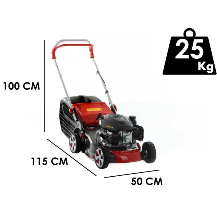 Efco LR 44 PK Comfort Plus -ruohonleikkuri, Emak K 450 OHV, 123 cm³, 41 cm