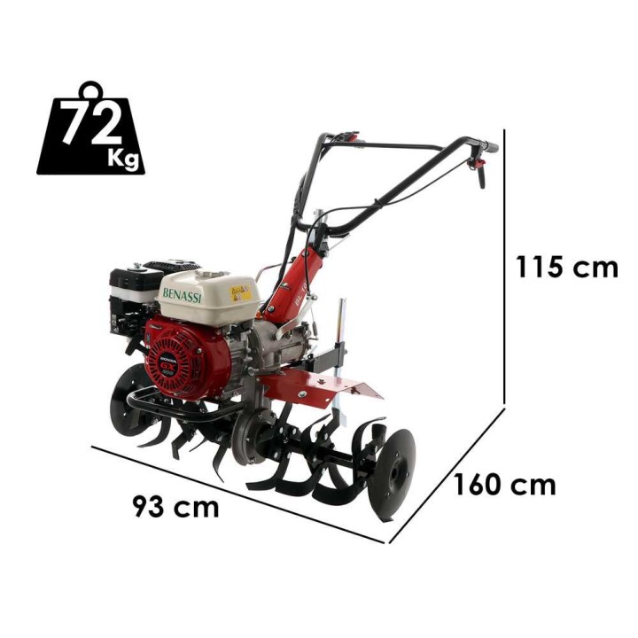 Benassi BL106H motojyrsin, Honda GX200, 6,5 HP, 90 cm