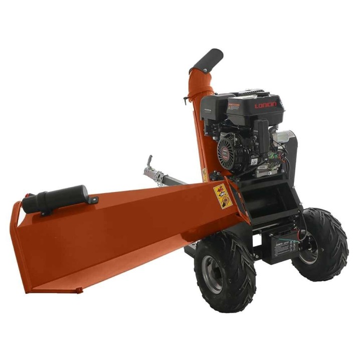 Wortex Drake D420/120L-E biomurskain, Loncin G420F, 15 HP, sähkökäynnistys