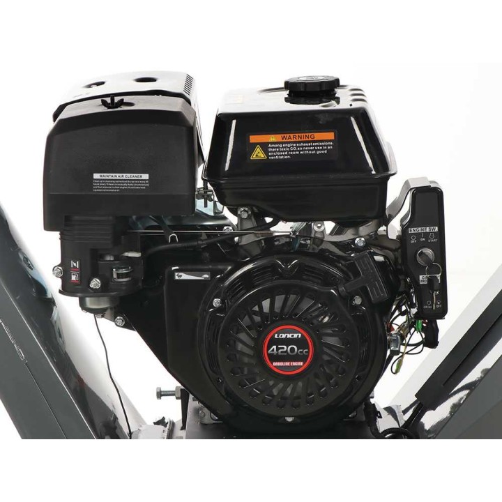 Wortex Drake D420/120L-E biomurskain, Loncin G420F, 15 HP, sähkökäynnistys
