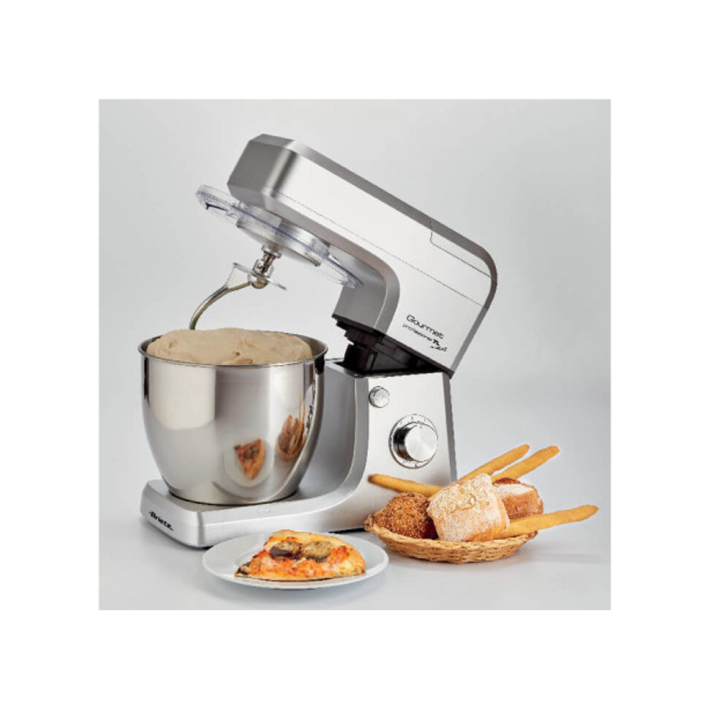 Ariete Gourmet Professional Metal -planetaarinen taikinakone ja tehosekoitin, 7 l, 1 200 W