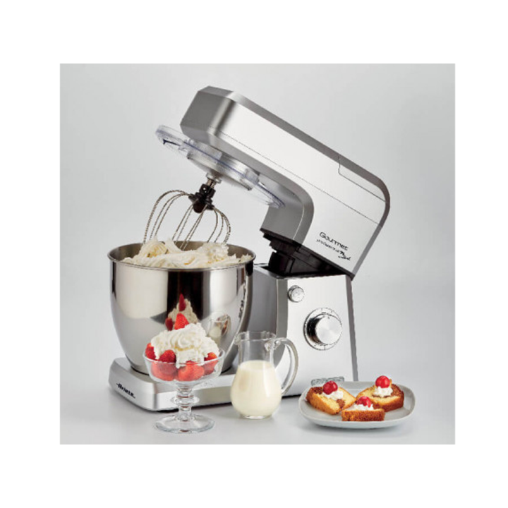 Ariete Gourmet Professional Metal -planetaarinen taikinakone ja tehosekoitin, 7 l, 1 200 W