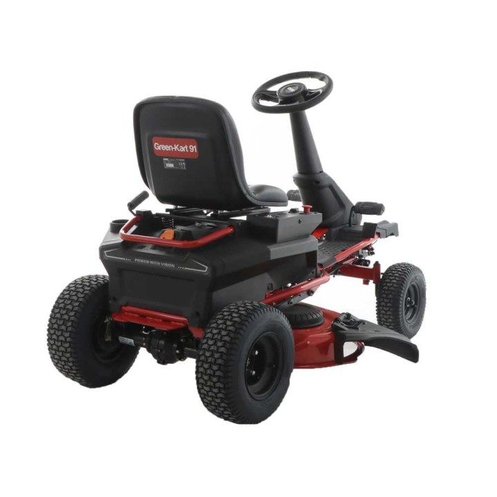 GeoTech Pro Green-Kart 91 akkukäyttöinen ajettava ruohonleikkuri, 48 V, 91 cm