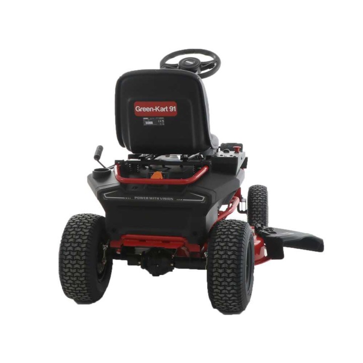 GeoTech Pro Green-Kart 91 akkukäyttöinen ajettava ruohonleikkuri, 48 V, 91 cm