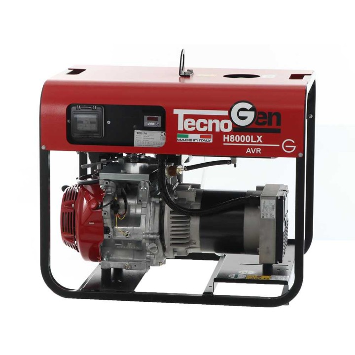 TecnoGen H8000LX bensiinikäyttöinen generaattori, 5,8 kW, 230 V