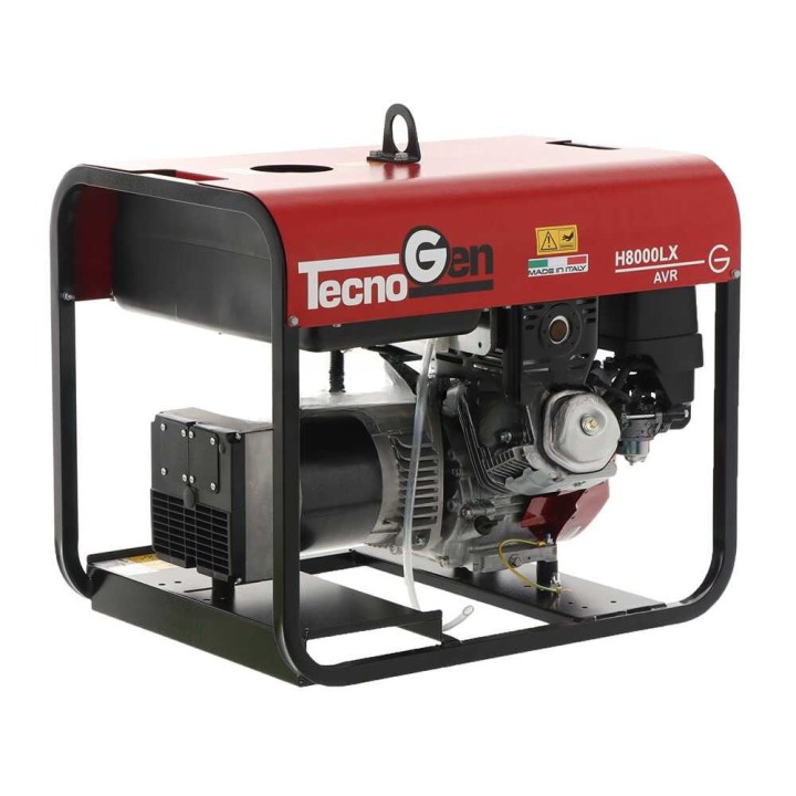 TecnoGen H8000LX bensiinikäyttöinen generaattori, 5,8 kW, 230 V