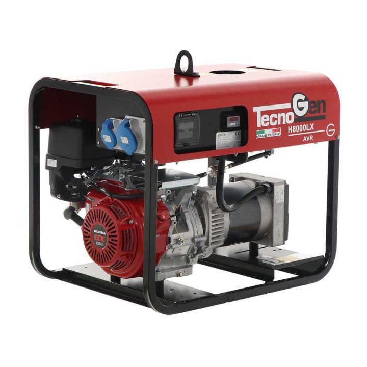 TecnoGen H8000LX bensiinikäyttöinen generaattori, 5,8 kW, 230 V