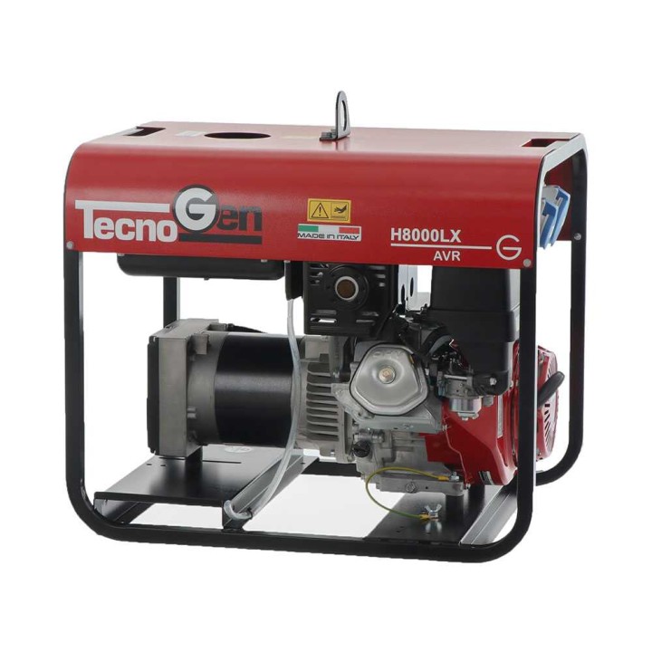 TecnoGen H8000LX bensiinikäyttöinen generaattori, 5,8 kW, 230 V