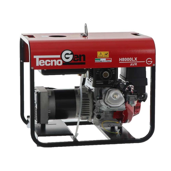TecnoGen H8000LX bensiinikäyttöinen generaattori, 5,8 kW, 230 V