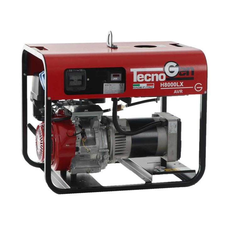 TecnoGen H8000LX bensiinikäyttöinen generaattori, 5,8 kW, 230 V