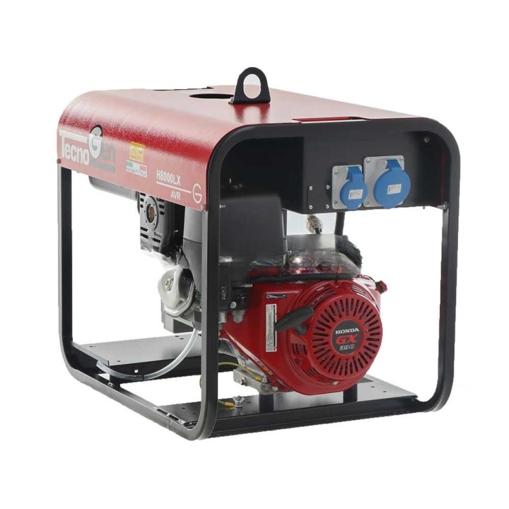 TecnoGen H8000LX bensiinikäyttöinen generaattori, 5,8 kW, 230 V