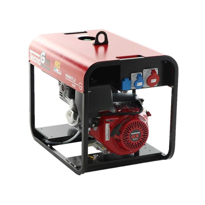 TecnoGen H8000TLX kolmivaiheaggregaatti, 6 kW, Honda GX 390