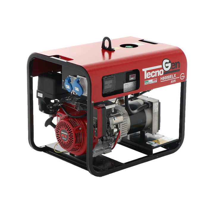 TecnoGen H8000ELX bensiinikäyttöinen generaattori 5 2 kW 230 V