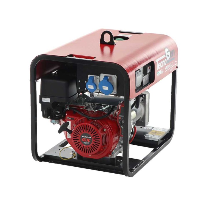 TecnoGen H8000ELX bensiinikäyttöinen generaattori, 5,2 kW, 230 V