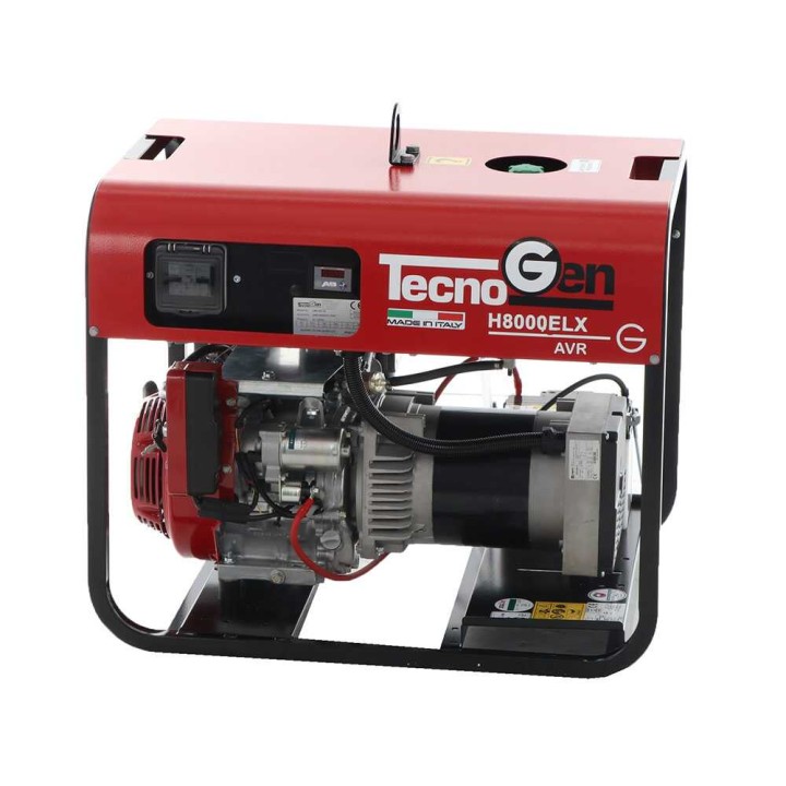 TecnoGen H8000ELX bensiinikäyttöinen generaattori, 5,2 kW, 230 V